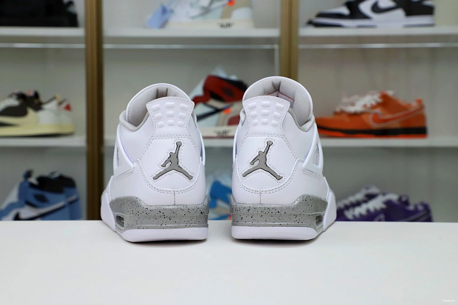 4 JORDAN 'WHITE OREO' RETRO AIR 0725
